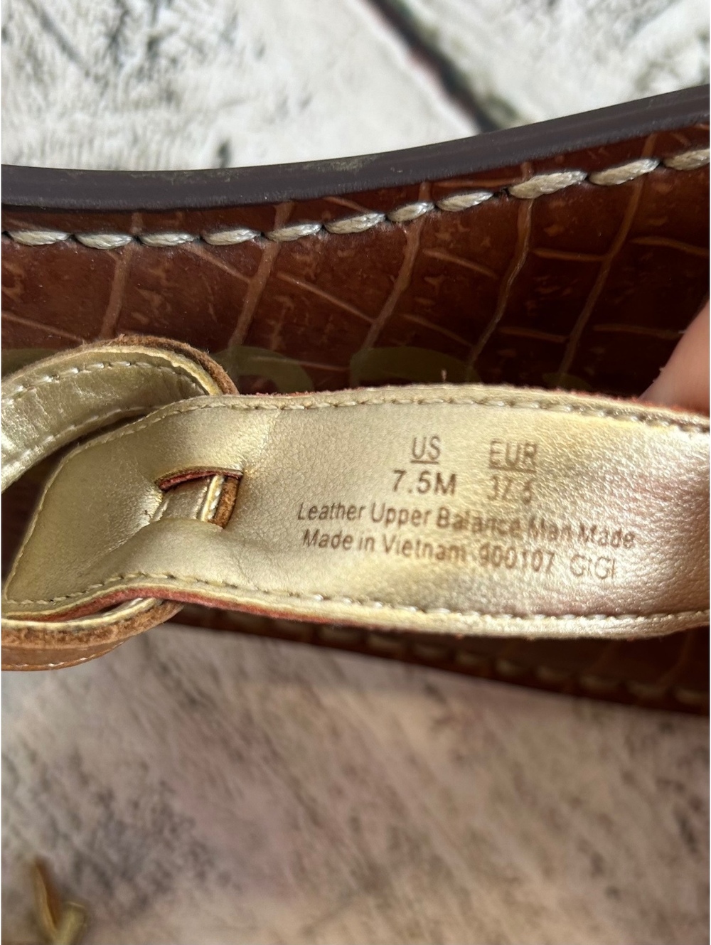 SAM EDELMAN Women’s Gigi Flat Sandals / Size: 7.5 - Picture 9 of 9
